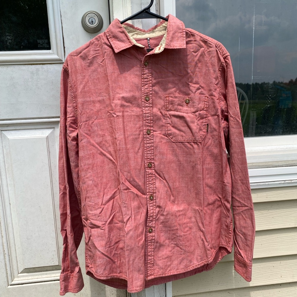 Burton Red Casual Button Down Shirt Lightweight